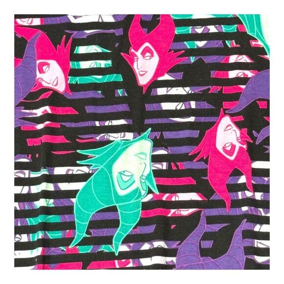 Disney Villains LuLaRoe Maleficent Sleeping Beauty Irma Short Sleeve Size S - Picture 2 of 5